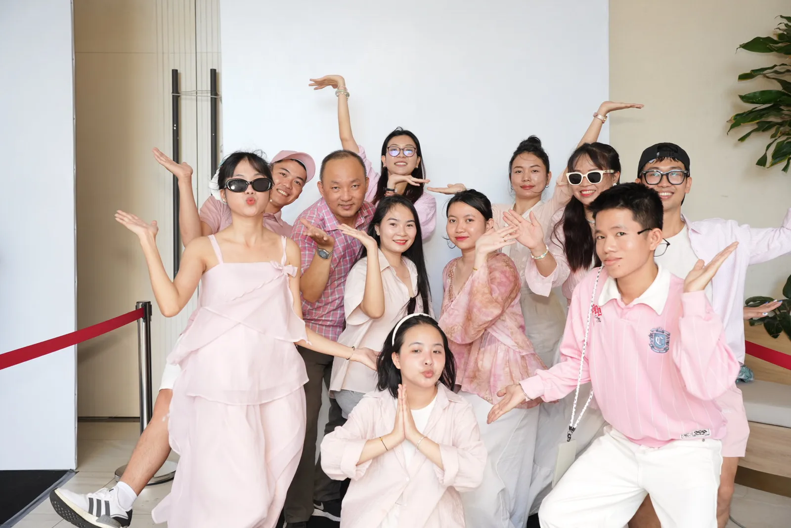 TechCoop colleagues posing together at a company gathering